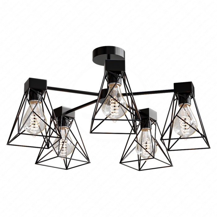 Люстра в стиле лофт Eurosvet 70107/5