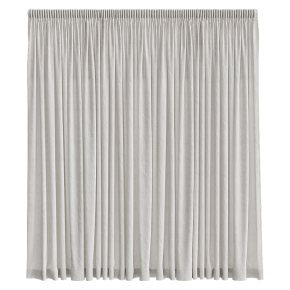 Штора льнаная бежевая