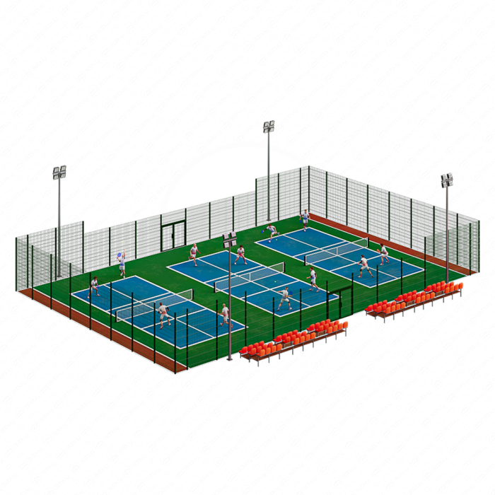Пиклбол с игроками