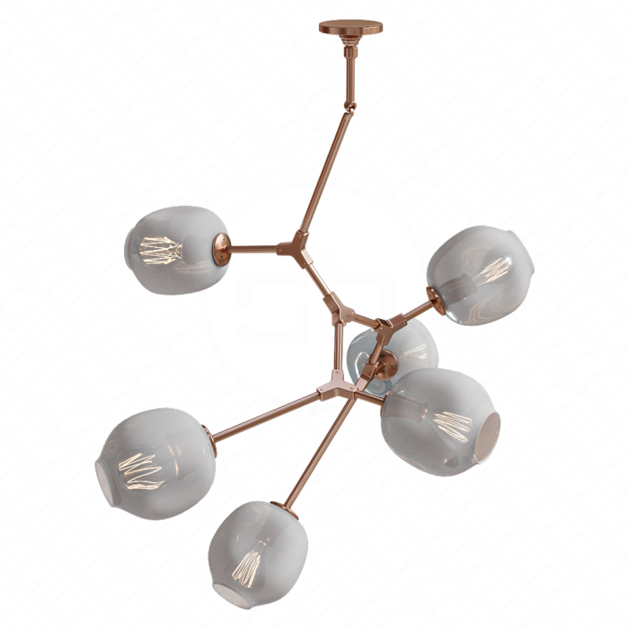 Люстра 6-globe Branching Bubble от Lindsey Adelman