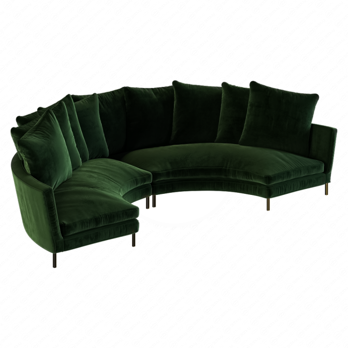 Диван Sardinia от Emerald Velvet