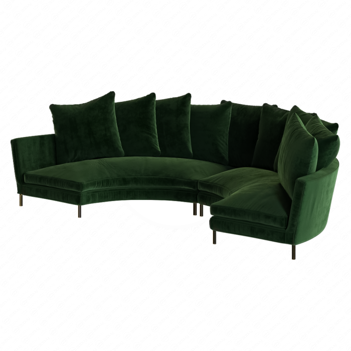 Диван Sardinia от Emerald Velvet