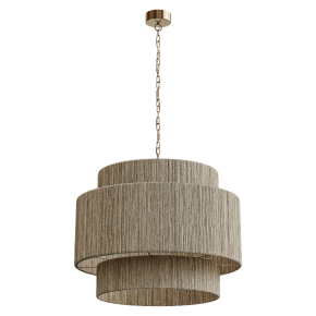 Woven jute lampshade No. 2