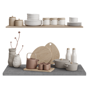 Decorative kitchenware set