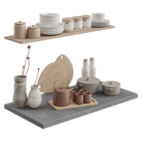 Decorative kitchenware set