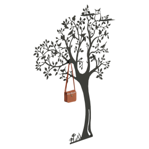 Wall-mounted coat rack Skvortsy Artbery