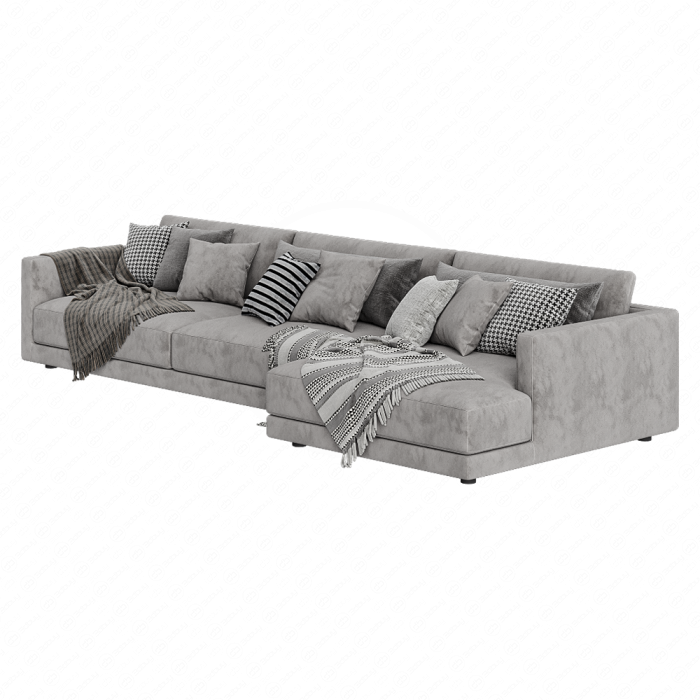 Диван угловой Bristol Chaise Longue 2 от Poliform