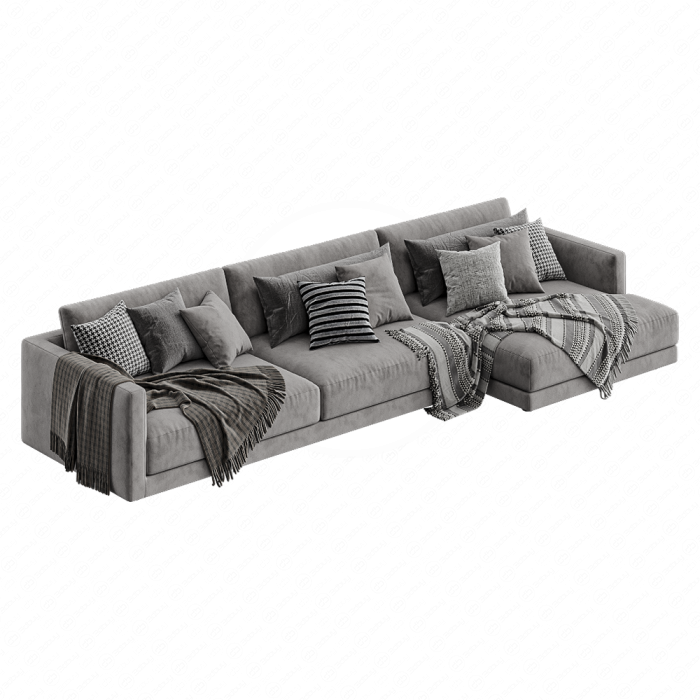 Диван угловой Bristol Chaise Longue 2 от Poliform