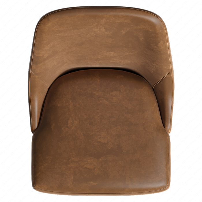 Кожаный стул Mid-Century West Elm