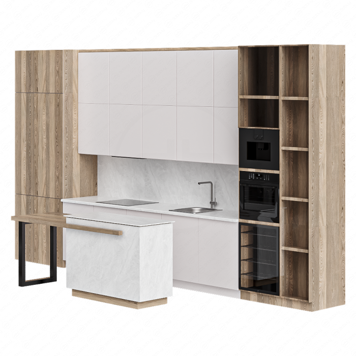 Кухня Moderno с островом