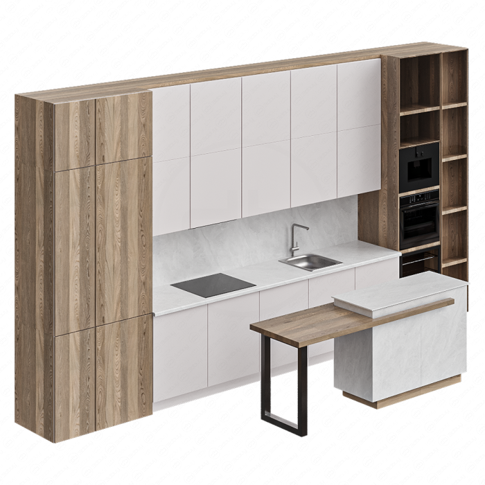 Кухня Moderno с островом