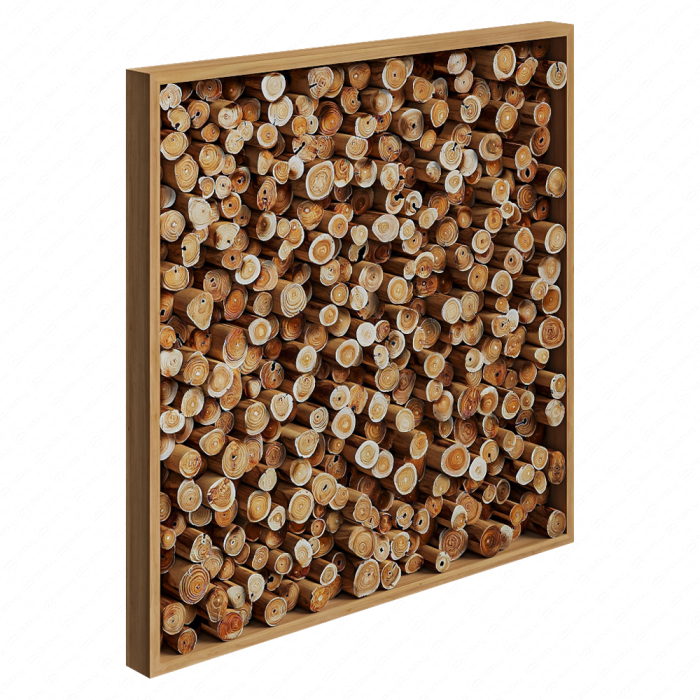 Панно из спила дерева