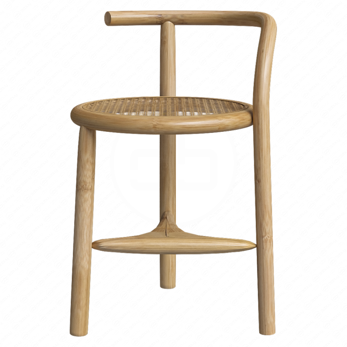 Стул садовый Thonet с круглым поручнем