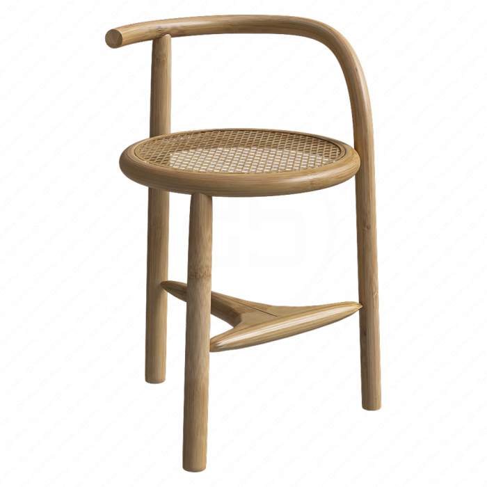 Стул садовый Thonet с круглым поручнем