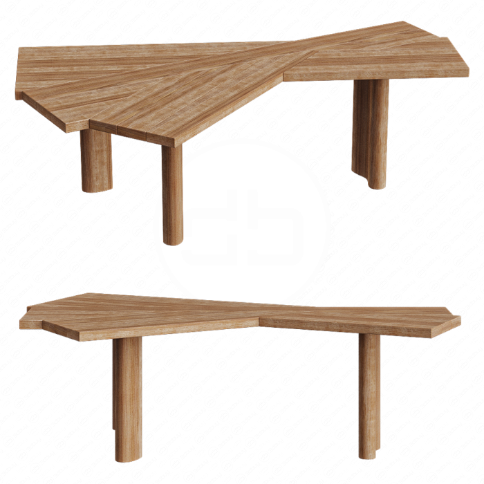 Стол обеденный Charlotte Perriand Ventaglio от Cassina