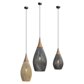 Horn Lamp Charcoal