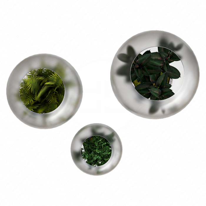 Композиция растений в колбе Nebl Planter