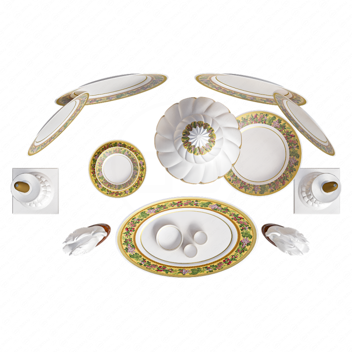 Декоративный сервиз с рисунком