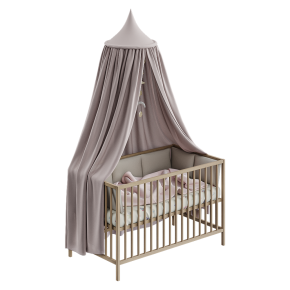 Детская кроватка с балдахином