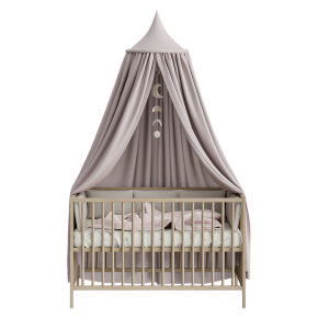 Детская кроватка с балдахином