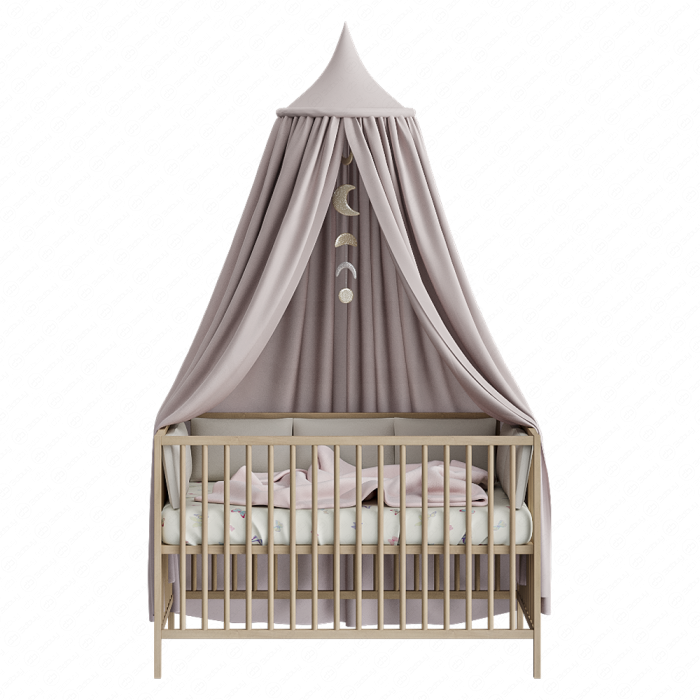 Детская кроватка с балдахином Детская кроватка с балдахином