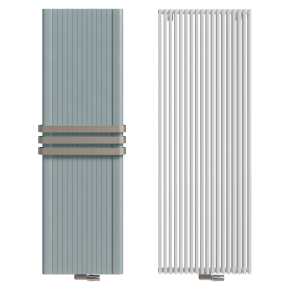 A set of Vasco radiators in two colors.
