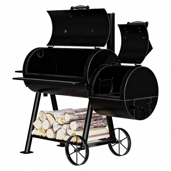 Oklahoma Joes Highland Smoker Reverse