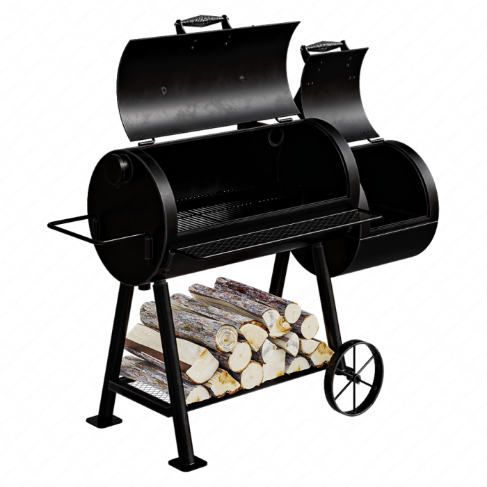 Oklahoma Joes Highland Smoker Reverse