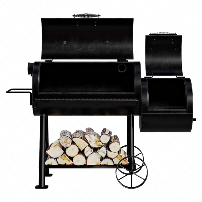 Oklahoma Joes Highland Smoker Reverse