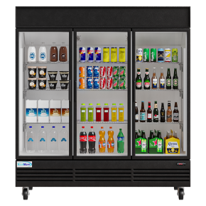 Трехдверный холодильник для напитков