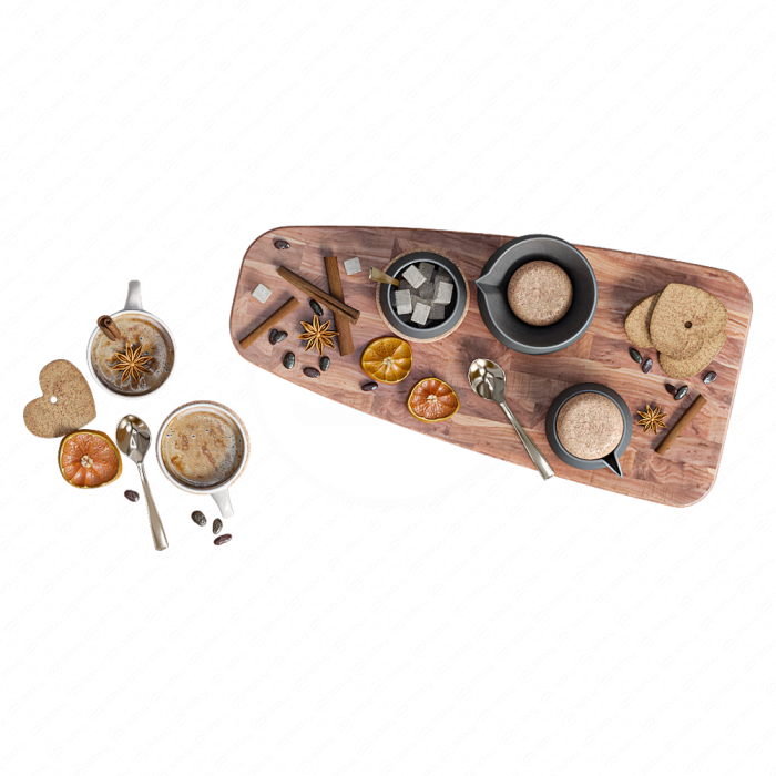 Кофе с сахаром и печеньем