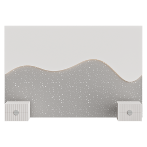 Изголовье кровати с 3D-панелью для детской