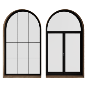 Modern arched windows