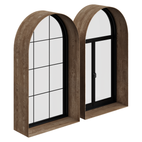 Modern arched windows