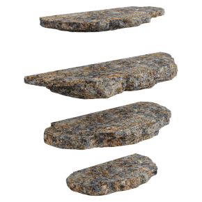 stone shelves