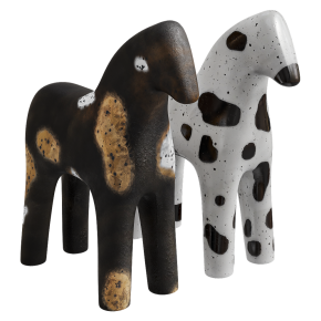 Ceramic horses