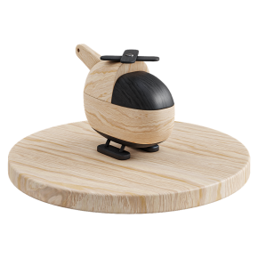 Wooden toy helicopter from S2VICTOR