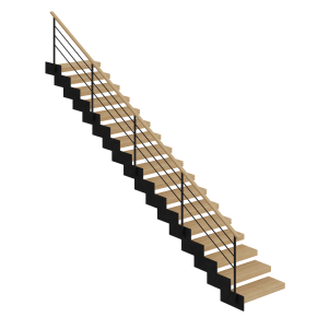Straight staircase No. 35