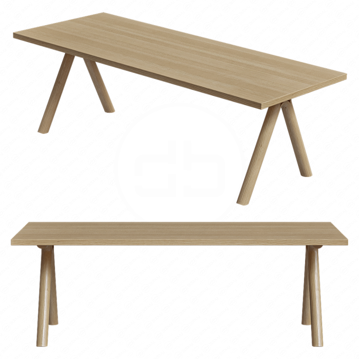 Стол обеденный Split от MUUTO