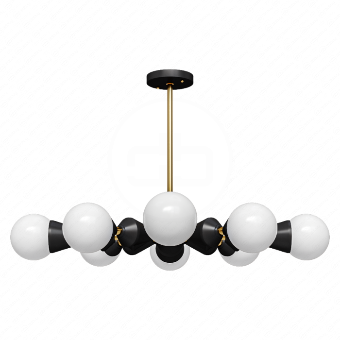Люстра Stella dome chandelier V 6 black