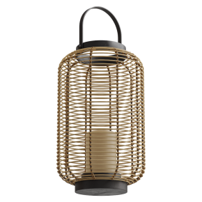 Brigton table lamp made of rattan.