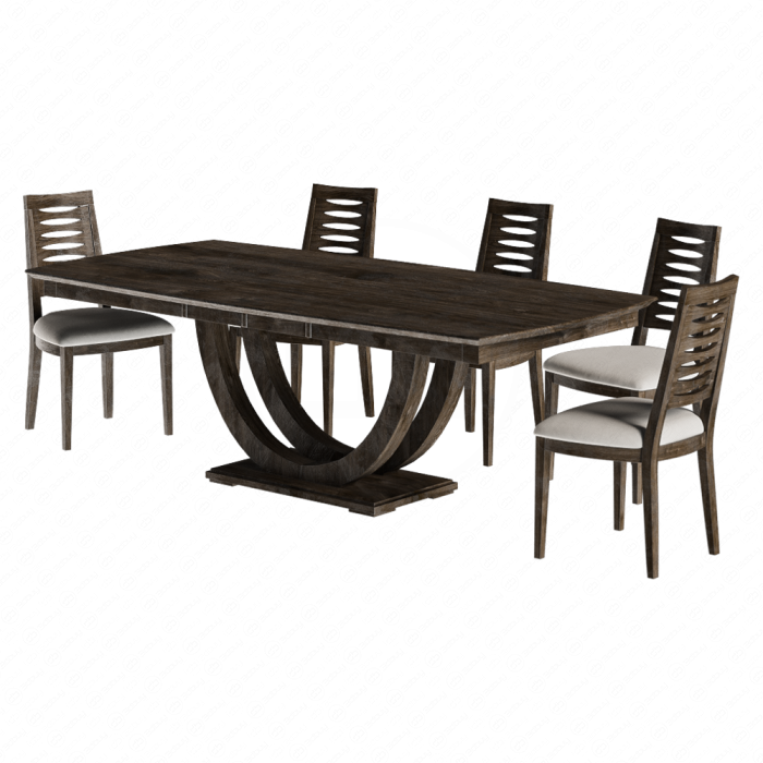 Стол и стулья от Continental Furniture