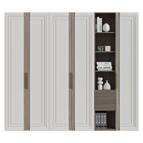 Cabinet with decor No. 46