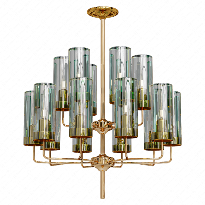 Люстра Blue Glass Tube