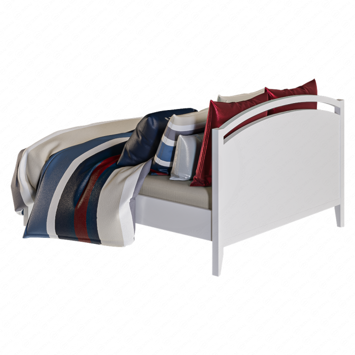 Кровать Катарина от MassiveM с постельным бельем Nautica Bradford