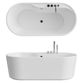 Freestanding bathtub BelBagno BB14 K