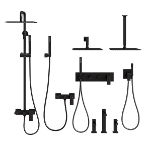 Mixer and shower head Boheme Qubic
