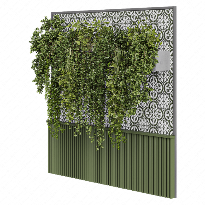 Indoor Wall Vertical Garden Hanging Plants - Set 1626 Indoor Wall Vertical Garden Hanging Plants - Set 1626