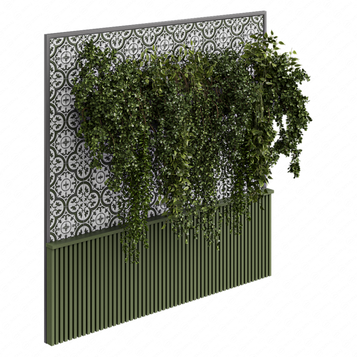Indoor Wall Vertical Garden Hanging Plants - Set 1626 Indoor Wall Vertical Garden Hanging Plants - Set 1626