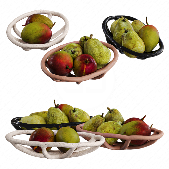 Фрукты в мисках